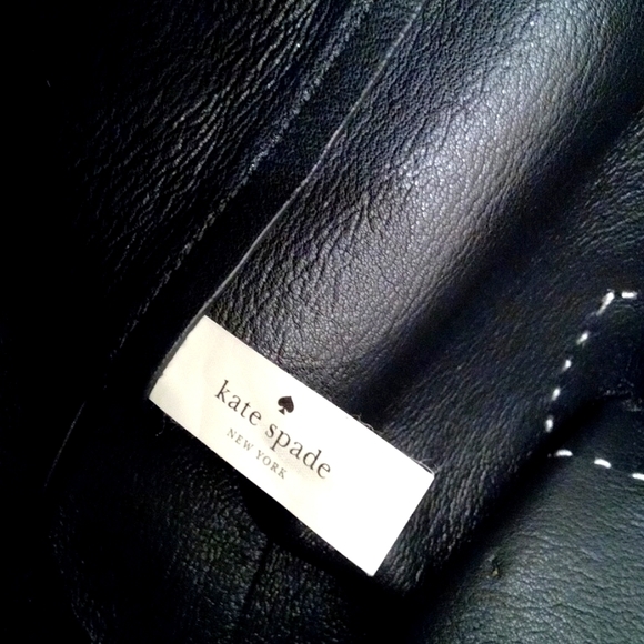 NEW! ๐HP๐Kate Spade Leather Tuxedo Tote - Picture 10 of 11